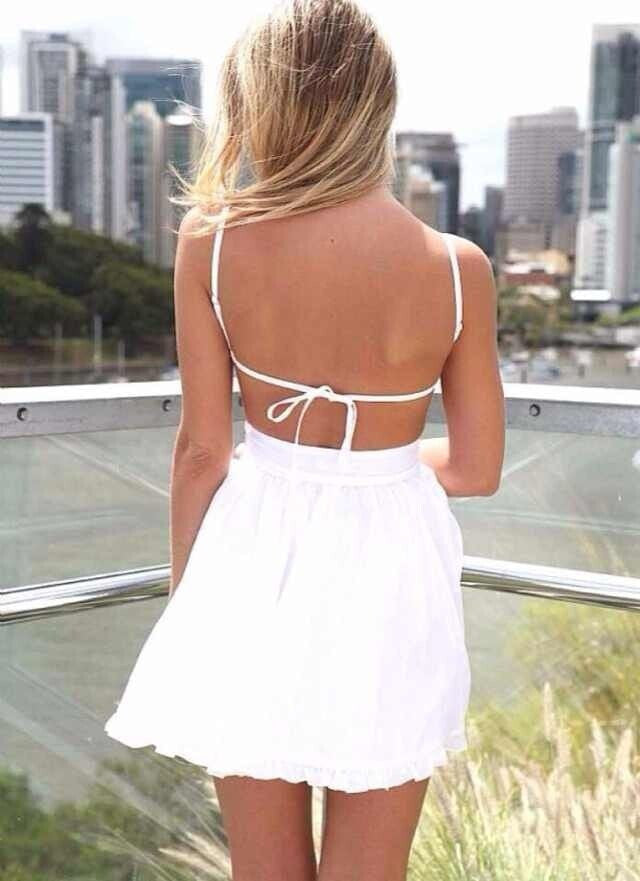 Sexy Sling Backless dress