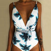 Printed Sexy One-Piece Bikini Swimsuit