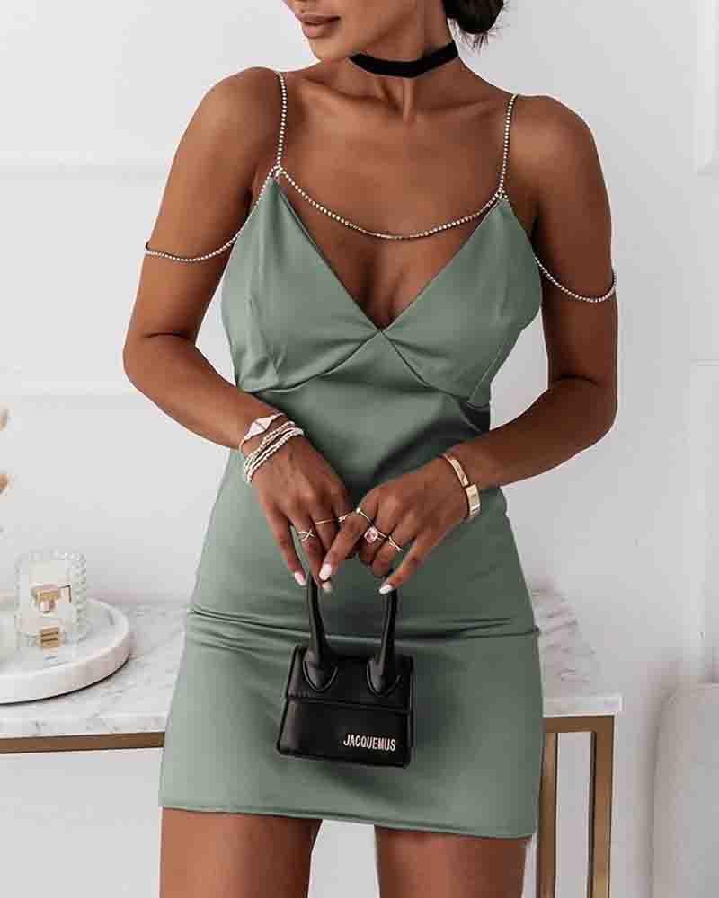 Solid Color Women'S Sling Sleeveless Dress