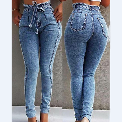 Ripped Button Flared Jeans