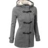 Women'S Long-Sleeved Thick Hooded Jacket