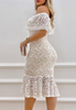 White Lace Sexy Off-Shoulder Dress