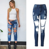 Women High Waist Cowboy Trousers