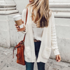 Loose Knit Long Sleeve Cardigan Sweater Coat