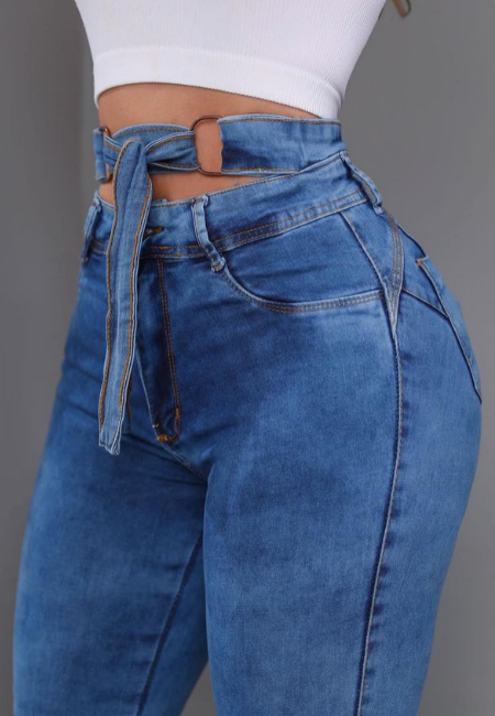 Women's Design High Waist Skinny Jeans