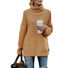 Women'S Loose High-Necked Long-Sleeved Sweater