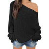 Loose Sexy Off-The-Shoulder Knit Sweater