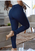 Women Casual Blue Long Pants