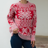 Women's Long Sleeve Round Neck Knitted Sweater