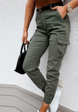 Fashion Women'S Green Long Pants