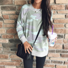 Loose Printed Long Sleeve Sweater