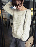 Retro loose long-sleeved sweaters