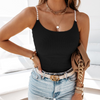 Temperament Bead Chain Sling Sleeveless Vest Tops