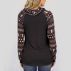 Long-Sleeved High-Necked Printing Sweater