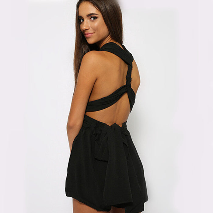 Sexy backless jumpsuit