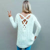 Hollow Out Knit Stylish Sweater