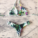 Fashion print triangle Bikini Swimsuit Swimwear