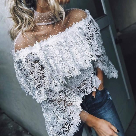 Sexy lace sleeveless camisole shirt