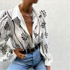 Design Retro Puff Sleeve Embroidered Shirt Top