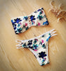 Design print bikini swimsuit