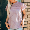 Sweet Lace Short Sleeve T-Shirt