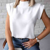 Women High-Necked Blouse Shirt