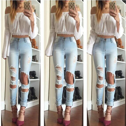 Casual Summer Women's Fashion Metal Patchwork Leather Pants