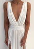 Fashion V-neck backless dress