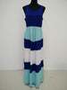 Women'S Sleeveless Round Neck Striped Dress