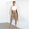 Slim high waist Long pants