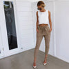 Slim high waist Long pants