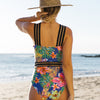 Fashion Sexy Printed One-Piece Swimsuit