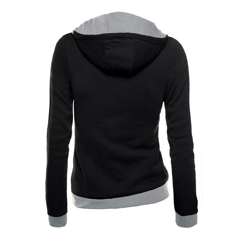 Long sleeved color hooded sweater – Shodg