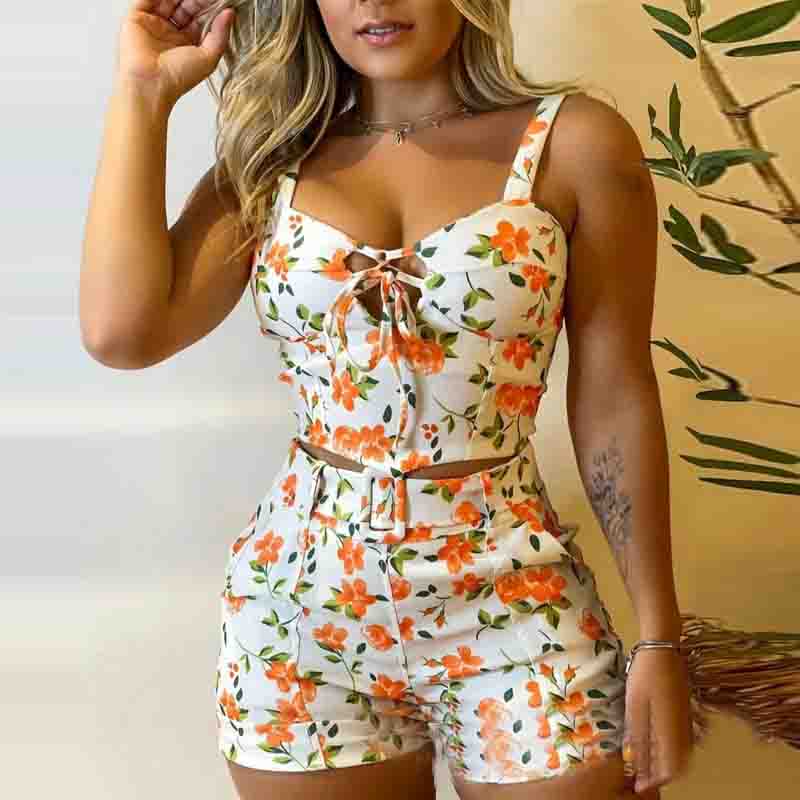 Sling Women's Printed Two-piece Set