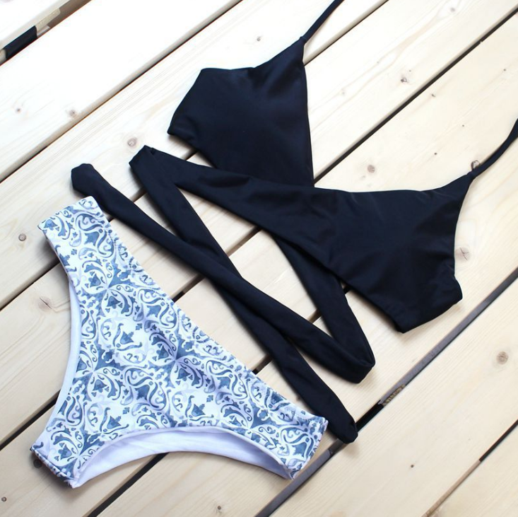 Fashion Printing Bikini Swimsuit