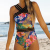 Fashion Sexy Printed One-Piece Swimsuit