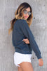 Fashion Solid Color Long-Sleeved Sweater