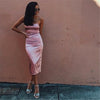 Fashion Sling Pink Dress