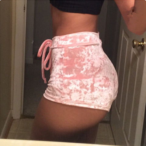 Sexy Printing High Waist Shorts