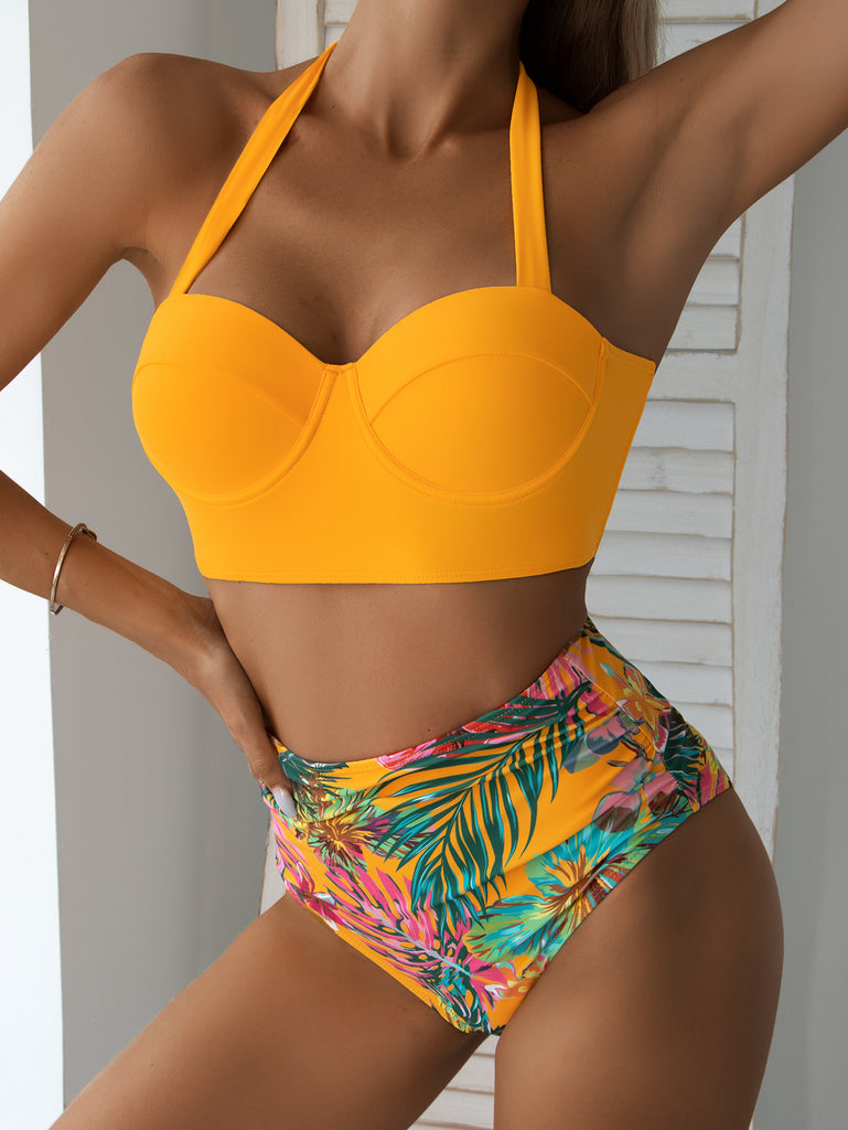 Sexy Printed Bikini Swimsuit