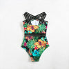 Design Leaf Print One-Piece Swimsuit