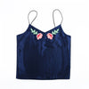 Fashion Embroidered Vest Shirt