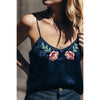 Fashion Embroidered Vest Shirt