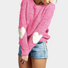 Women'S Round Neck Long Sleeve Knitted Sweaters
