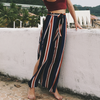 Women'S Sexy Striped Chiffon Trousers