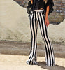 Women Fashion Striped Trousers