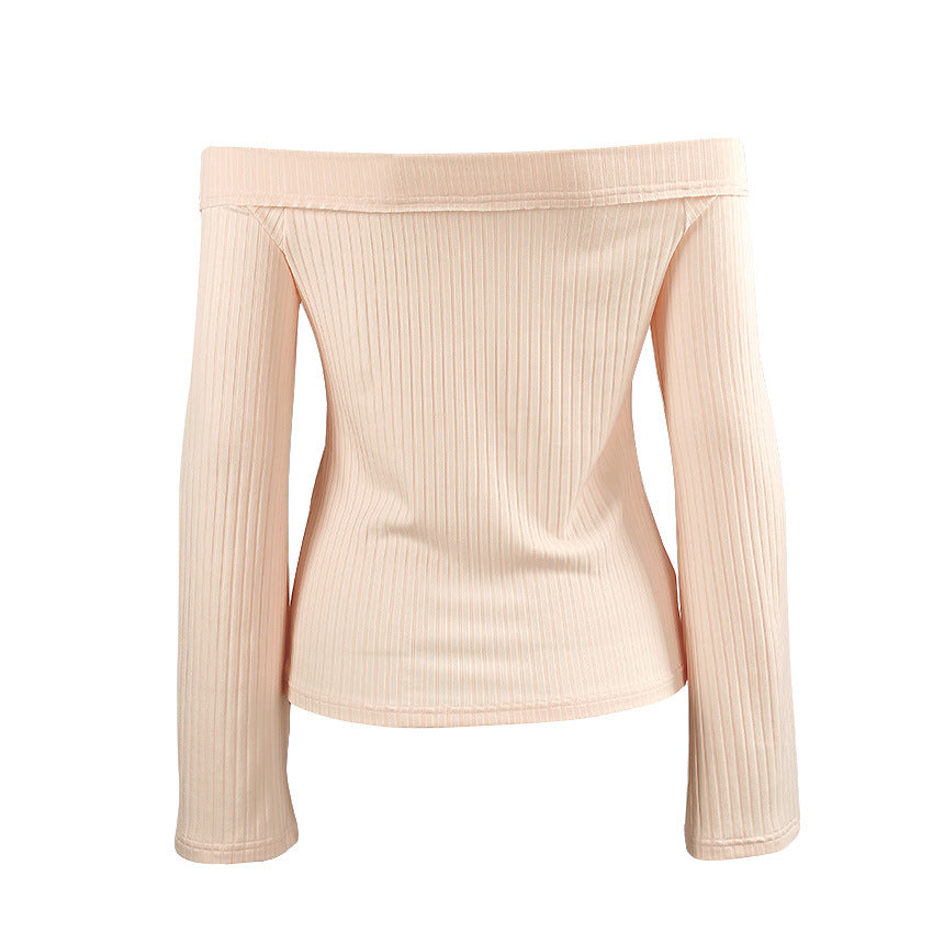 Women's Solid Color Long Sleeve Tops