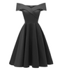 V-Neck Sleeveless A-Line Cocktail Vintage Dress