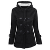 Women'S Long-Sleeved Thick Hooded Jacket