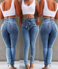 Women Slim Stretch High Waist Jeans